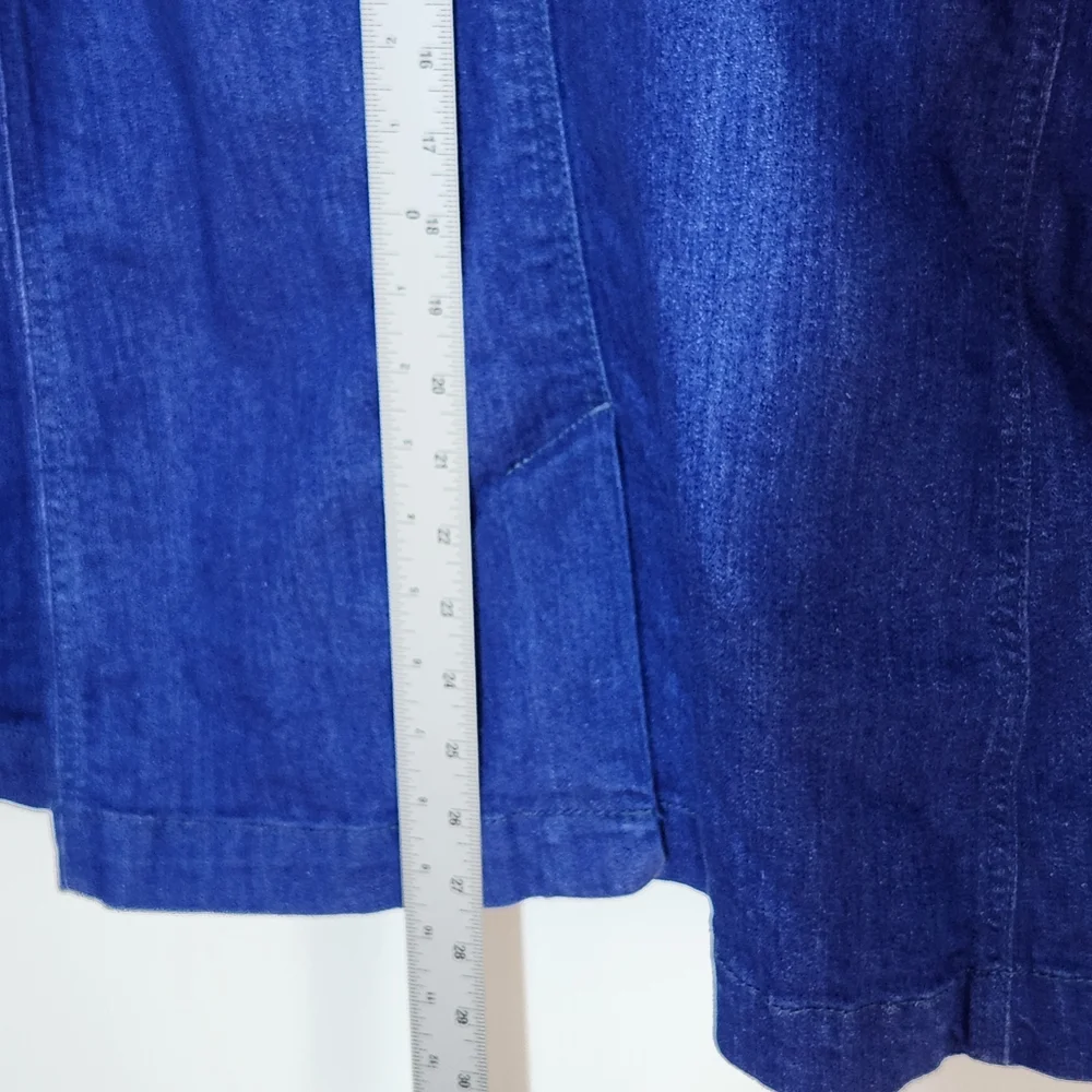 Lane Bryant Double Breasted Denim Blazer Size 30/32